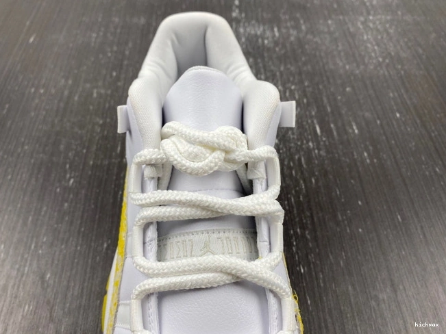 Rep AH7860-107 Snakeskin Air Jordan Low 11 WMNS Yellow 0726